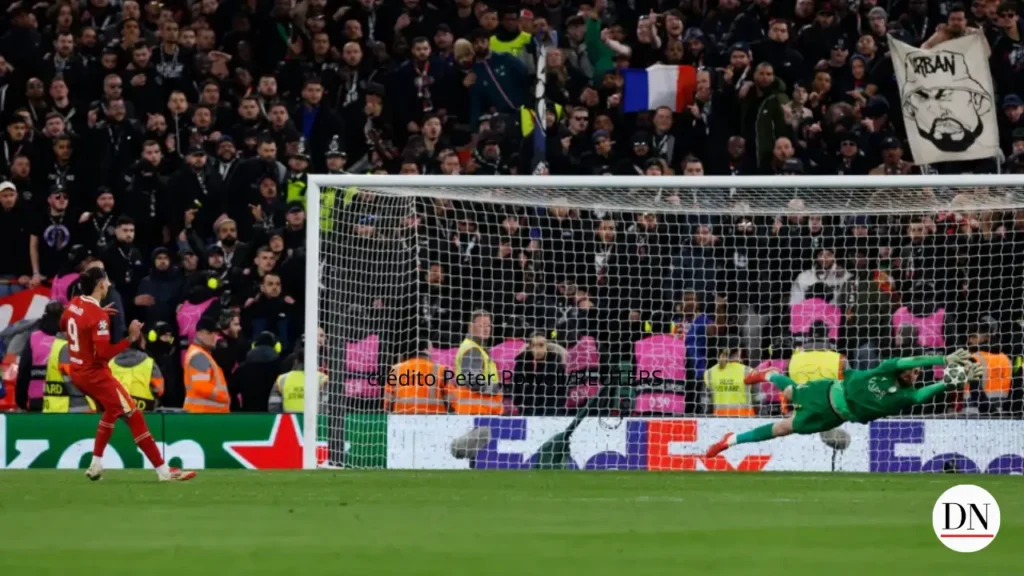 Tanda de penales PSG vs Liverpool crédito Peter Powell/REUTERS