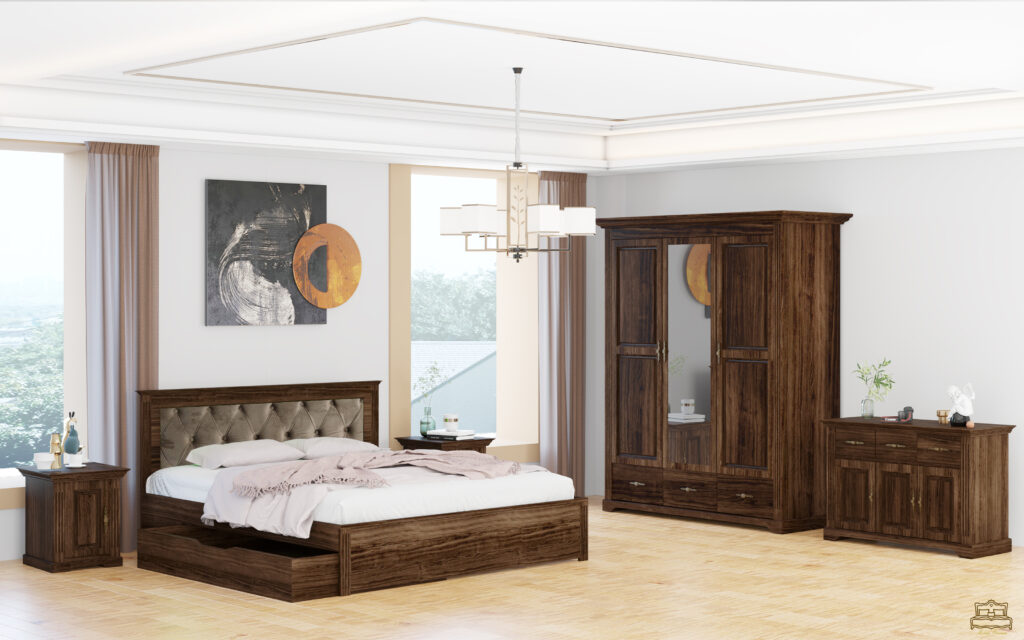 Solid wood bed: an investment that will bring you joy every day 6 Louis velvet bedroom, solid lime wood
