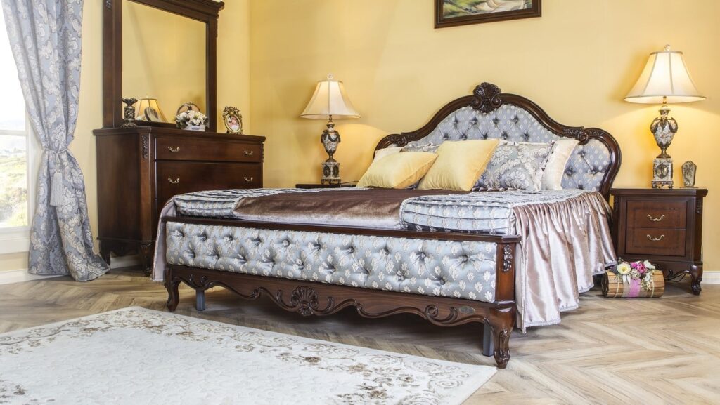 Wooden bed: a timeless choice for any bedroom 6 Bed Carol Wood Solid, Walnut 180x200