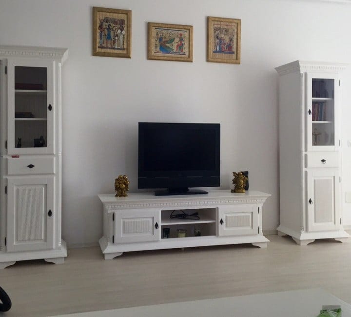 Living wood furniture: living room now in an elegant and authentic way 4 Solid living prestige, white wood