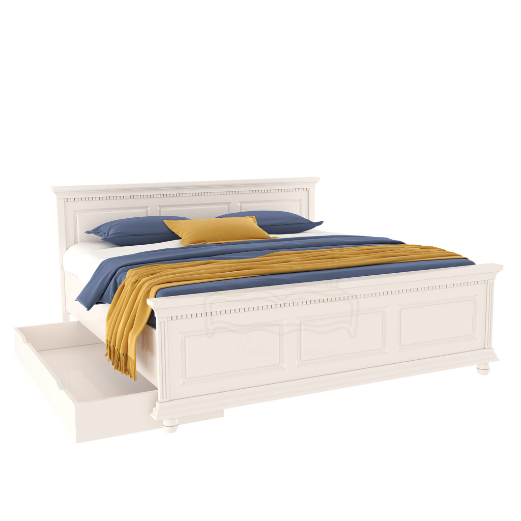 Light and space: white beds that increase any bedroom 3 Pat Luxus 1 Solid white wooden drawer - Choose white beds from premium furniture