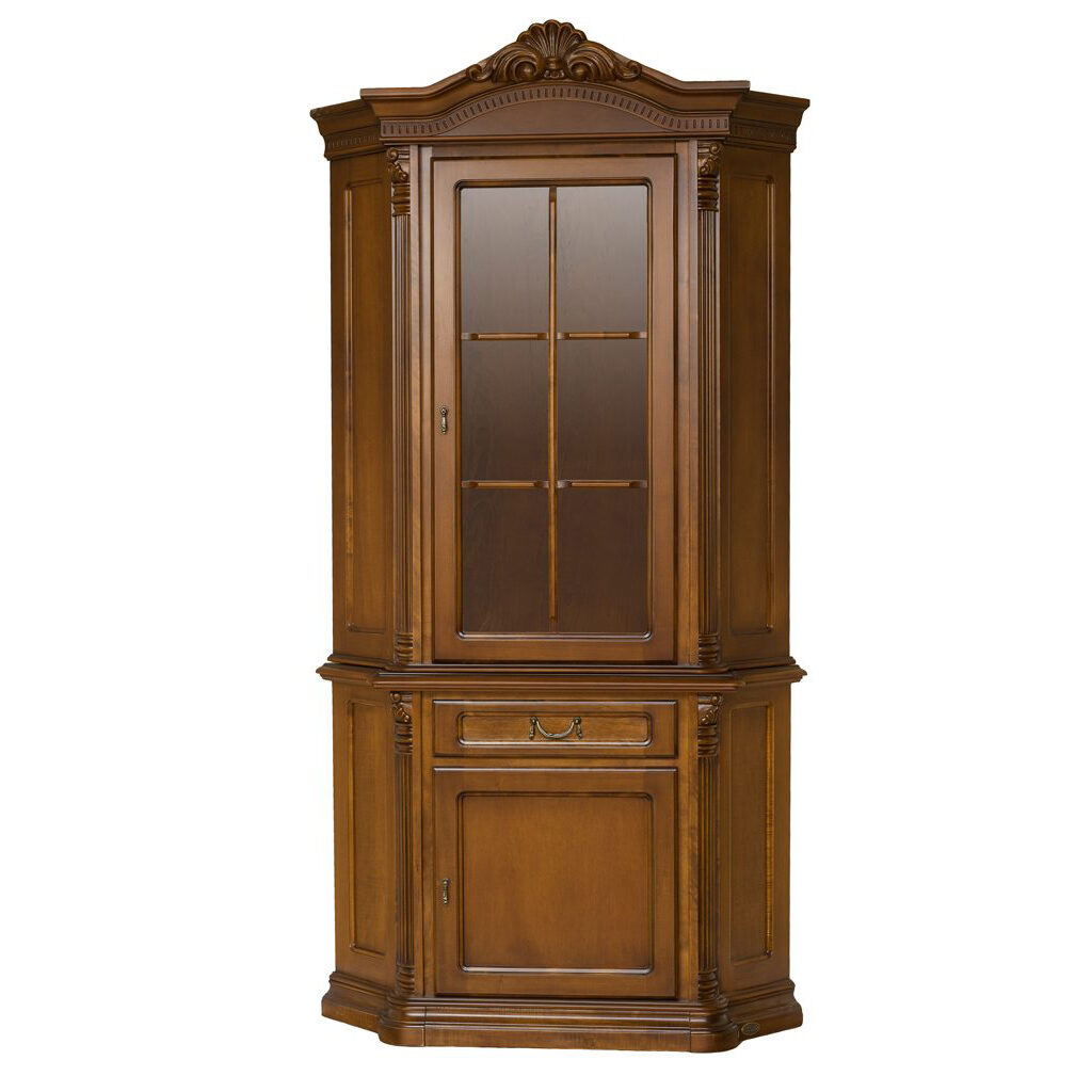7 Reasons to choose the stay of the living room in solid wood with elegant windows and comfortable TV 4 Corner buffet with massive wood in stone Golda 82 x 82 230 cm
