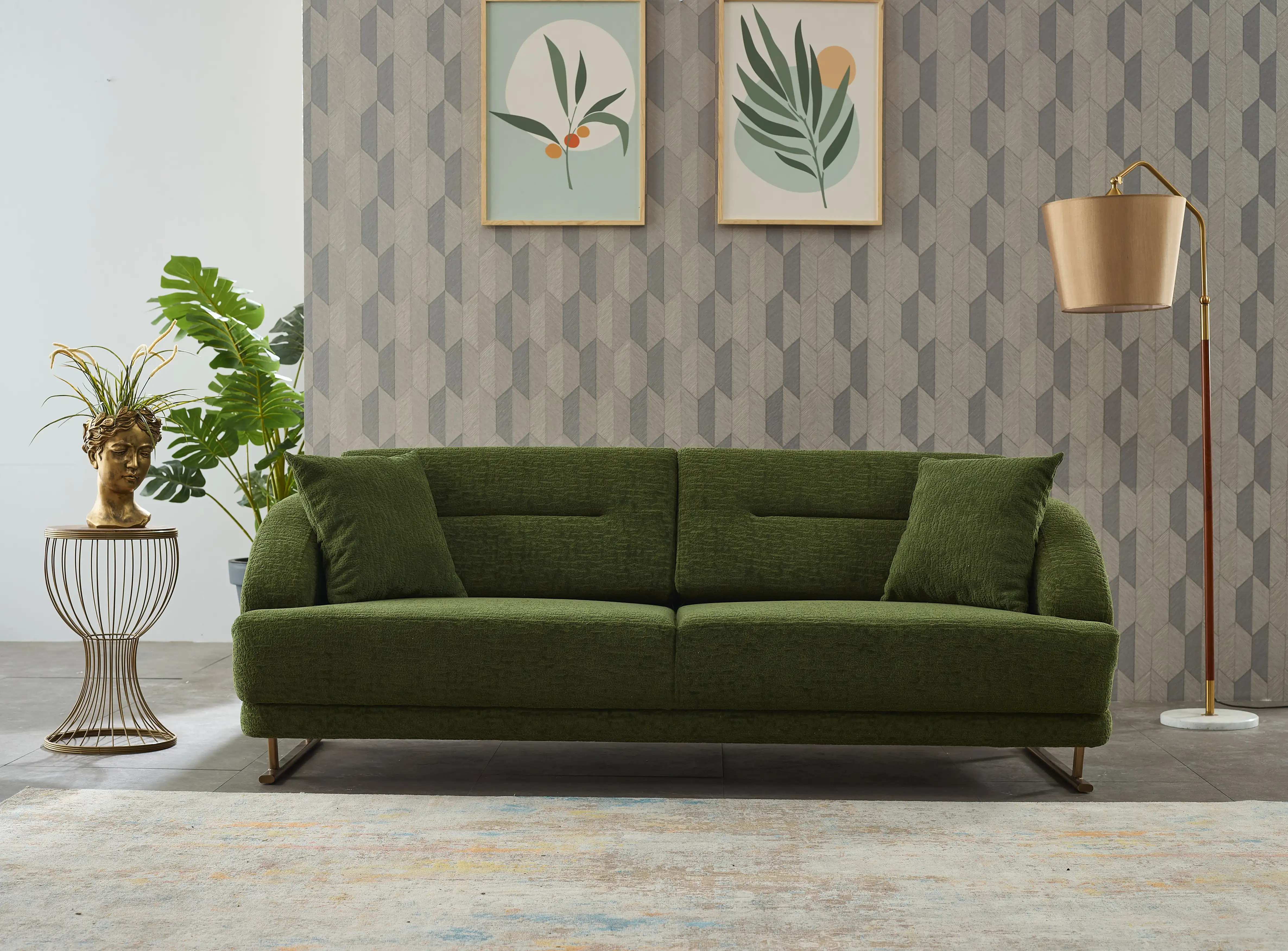 Fixed sofa 3 Modern Panamera Place