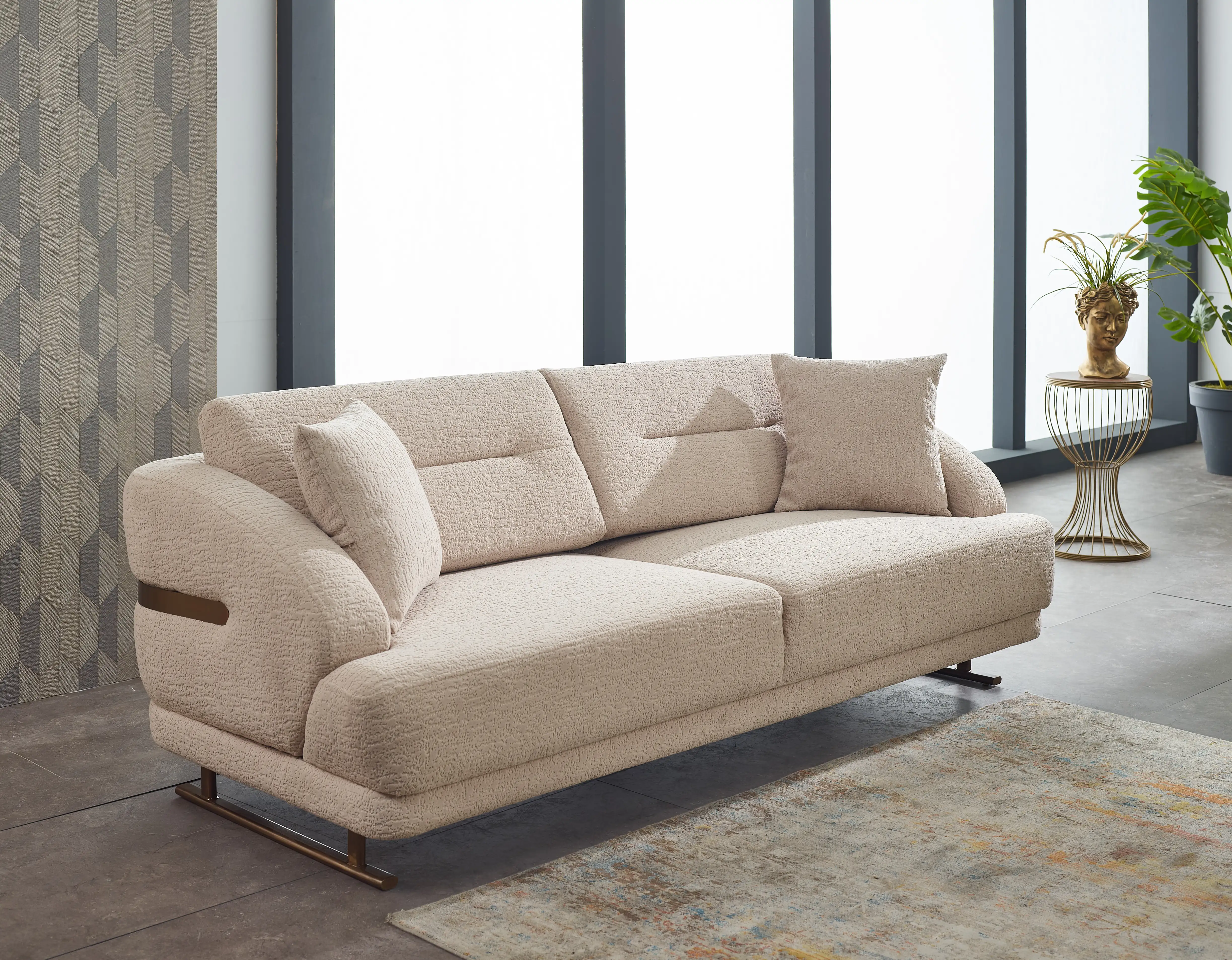 Fixed sofa 3 Modern Panamera Place
