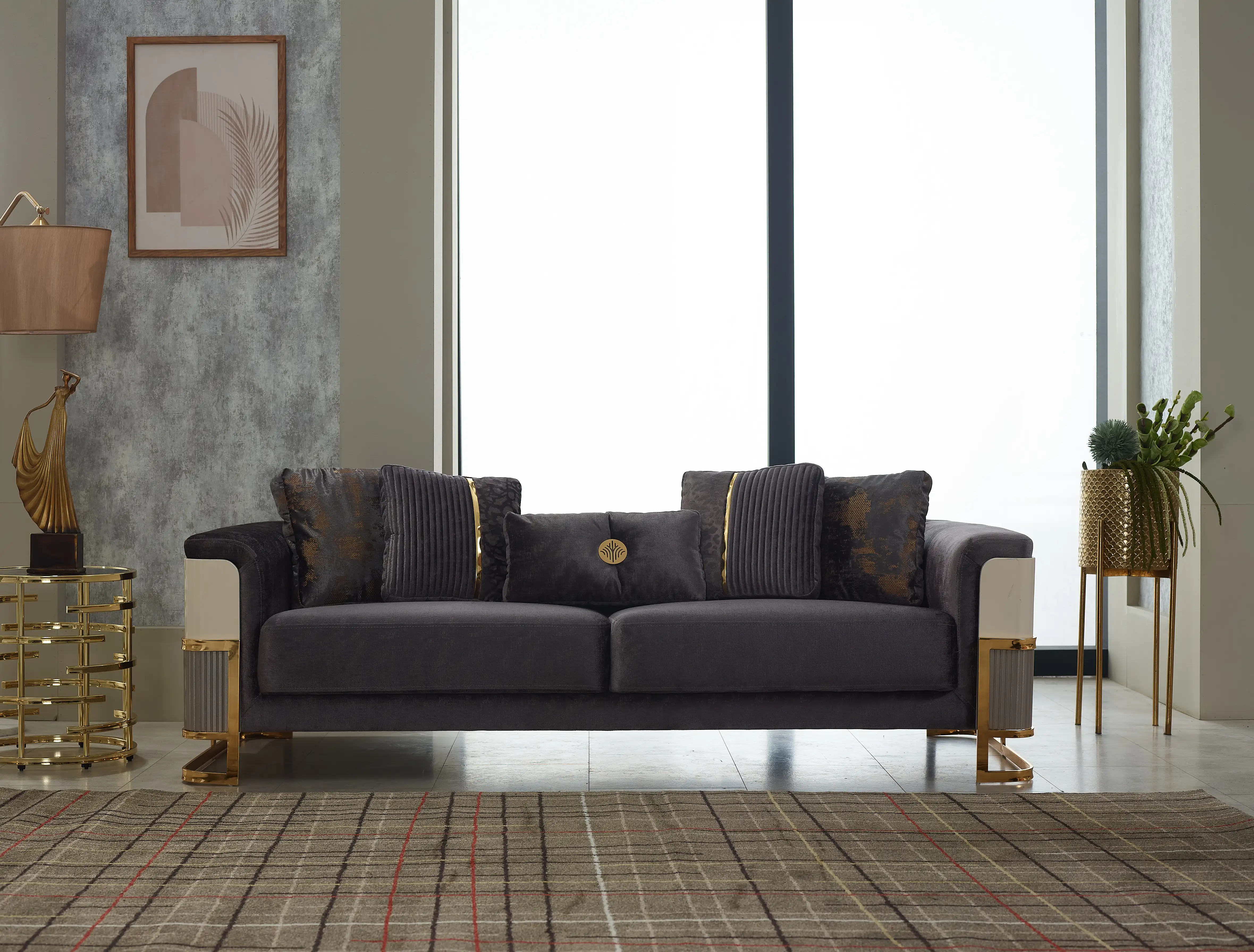 Fixed sofa 3 place gallery