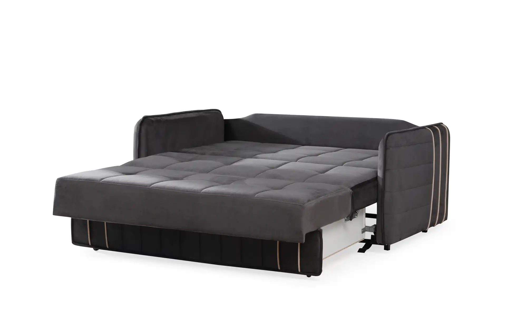 Sofa bed with 2 gray worlds