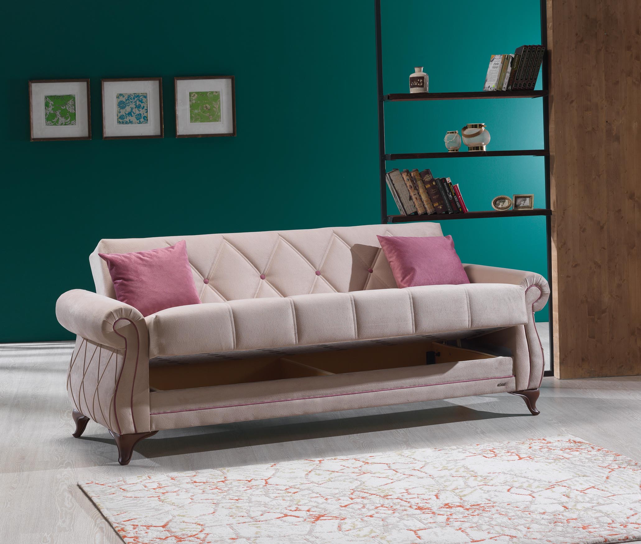 Extendable sofas with 2 vivaldi seats
