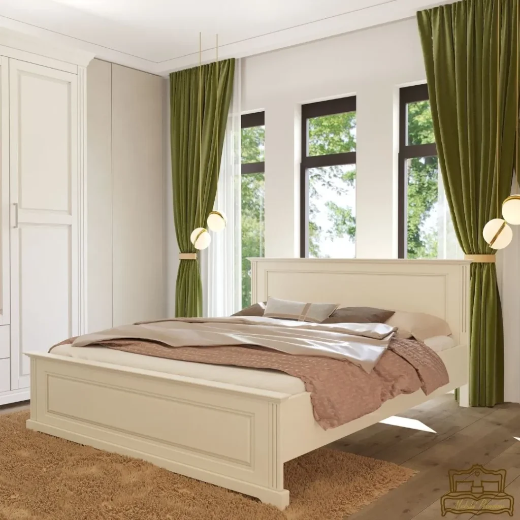 Styles in which the cream shines - guide for an elected and timeless bedroom 10 Lime 160x200 darius bed cream in solid wood