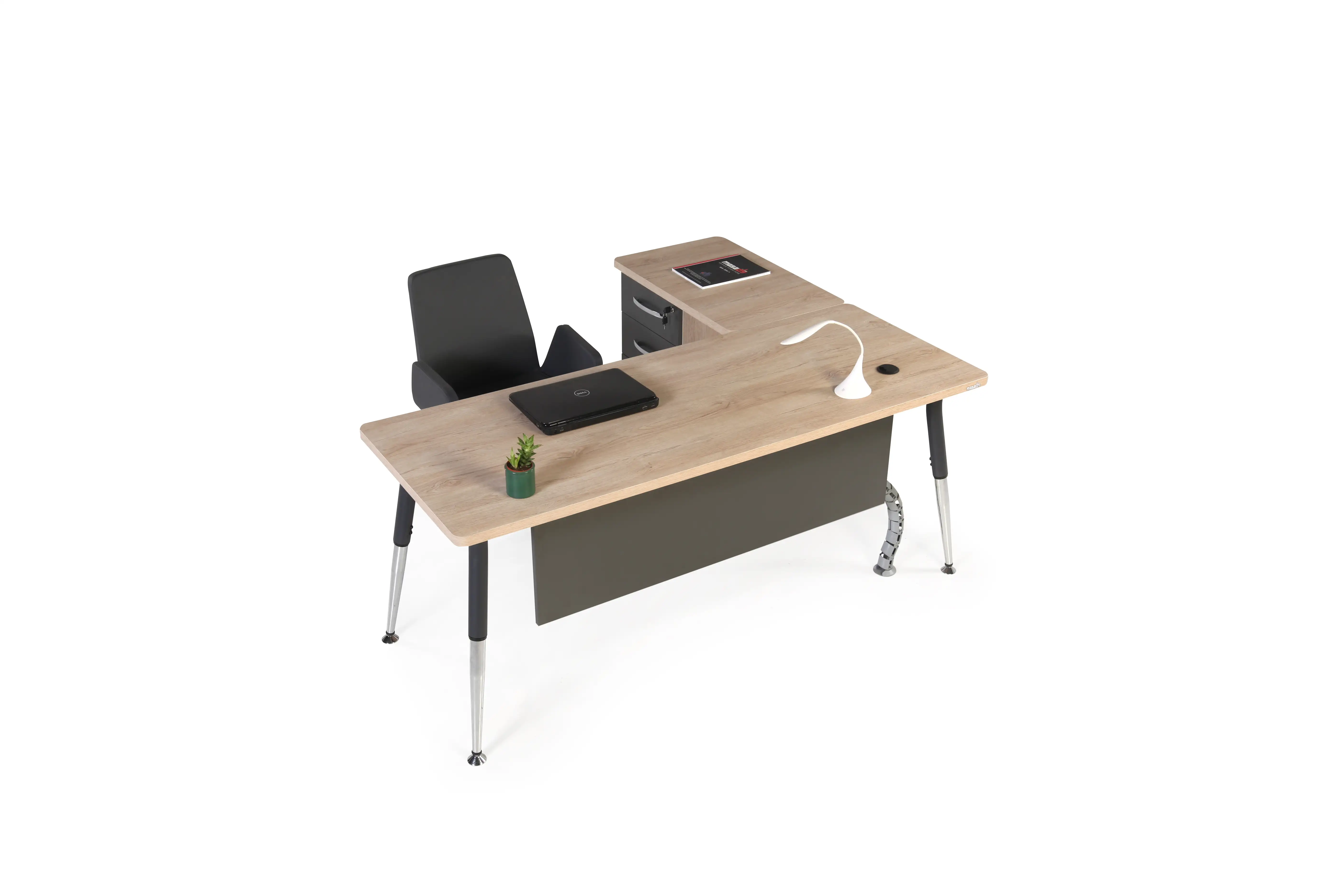 Office with right/left shelf