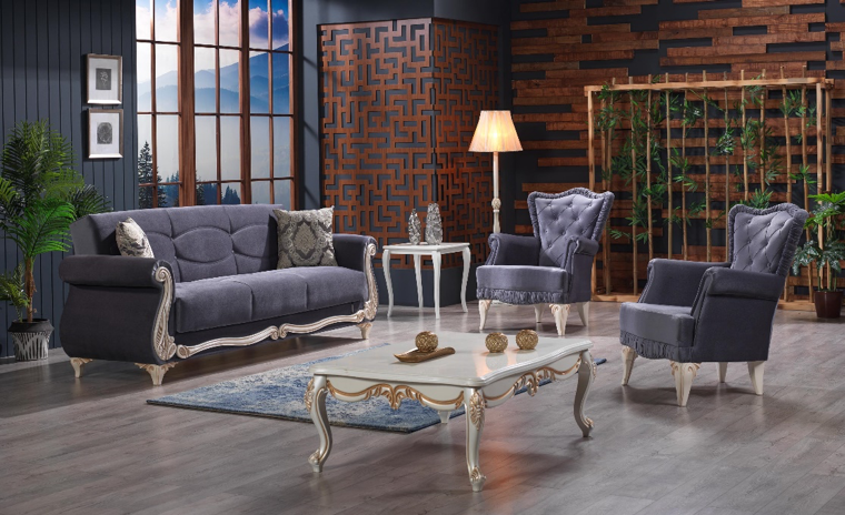 Set sofas and armchairs Victoria 3+1+1