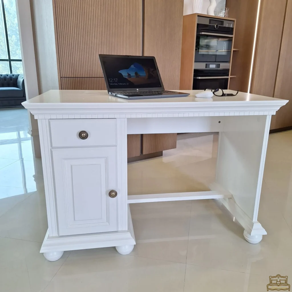 Where ideas capture the roots: Office of Sold Wood with Soul 8 Office Luxus White Sold Wood 120 x 65.5 x 80 cm
