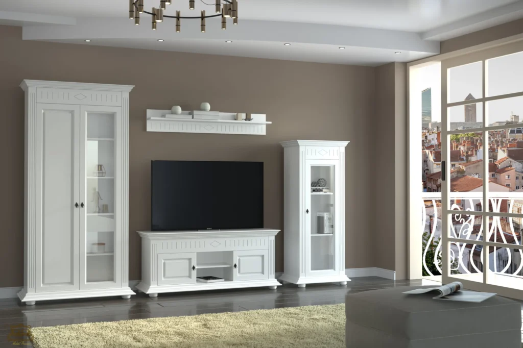 Luxury and refinement: 17 Premium colors for solid living room furniture 6 Living solid wood of Adele