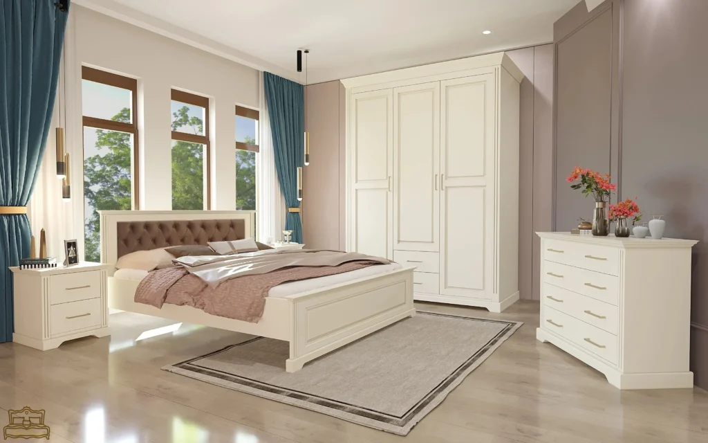 Styles in which the cream shines - a guide for an elected and timeless bedroom 2 Crema bedroom