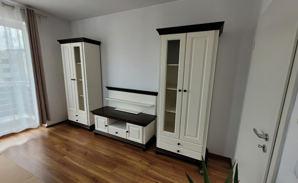 Royal Living Living White/Walnut Solid Wood - Romanian Art Arte: Solid living sets