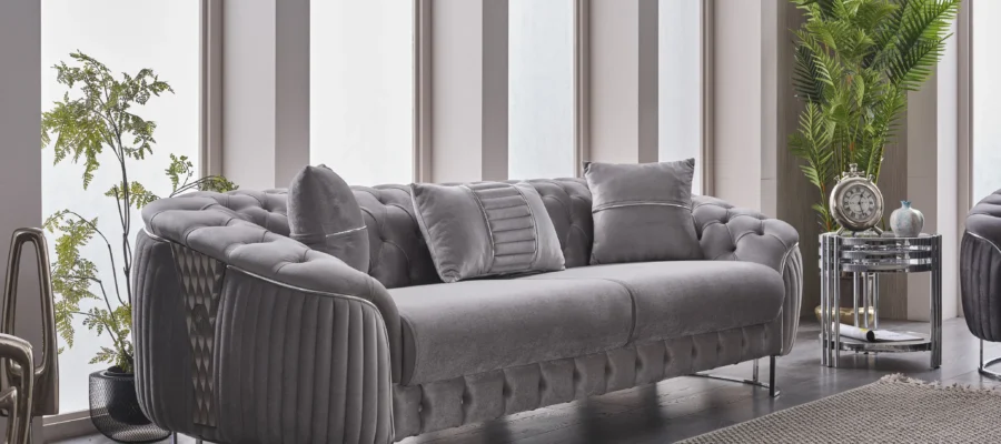 Fixed sofa 3 luxury luxury places