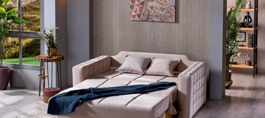 Sofa bed with 2 seats Molina