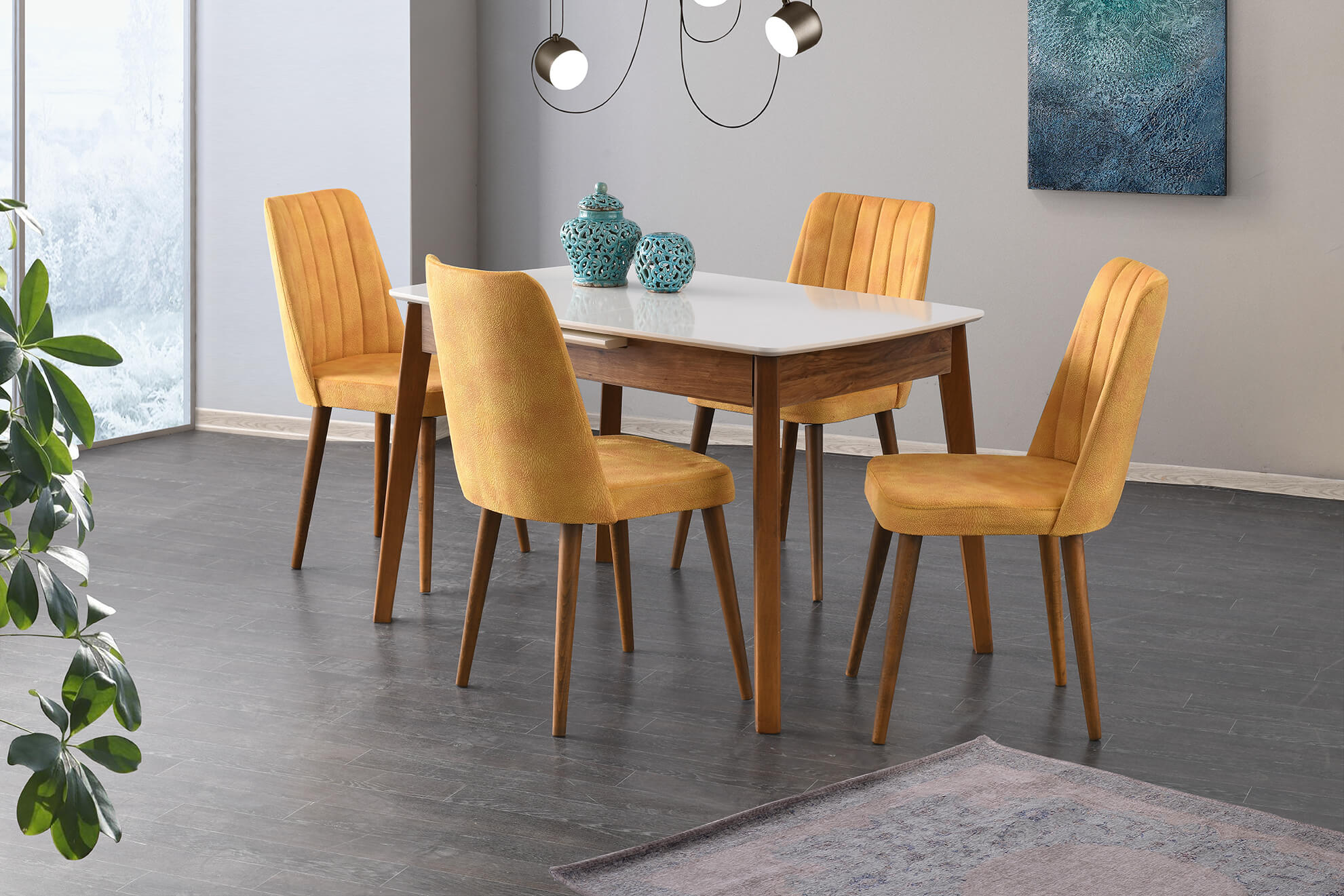 Ideas for decorative holidays with tables and kitchen chairs