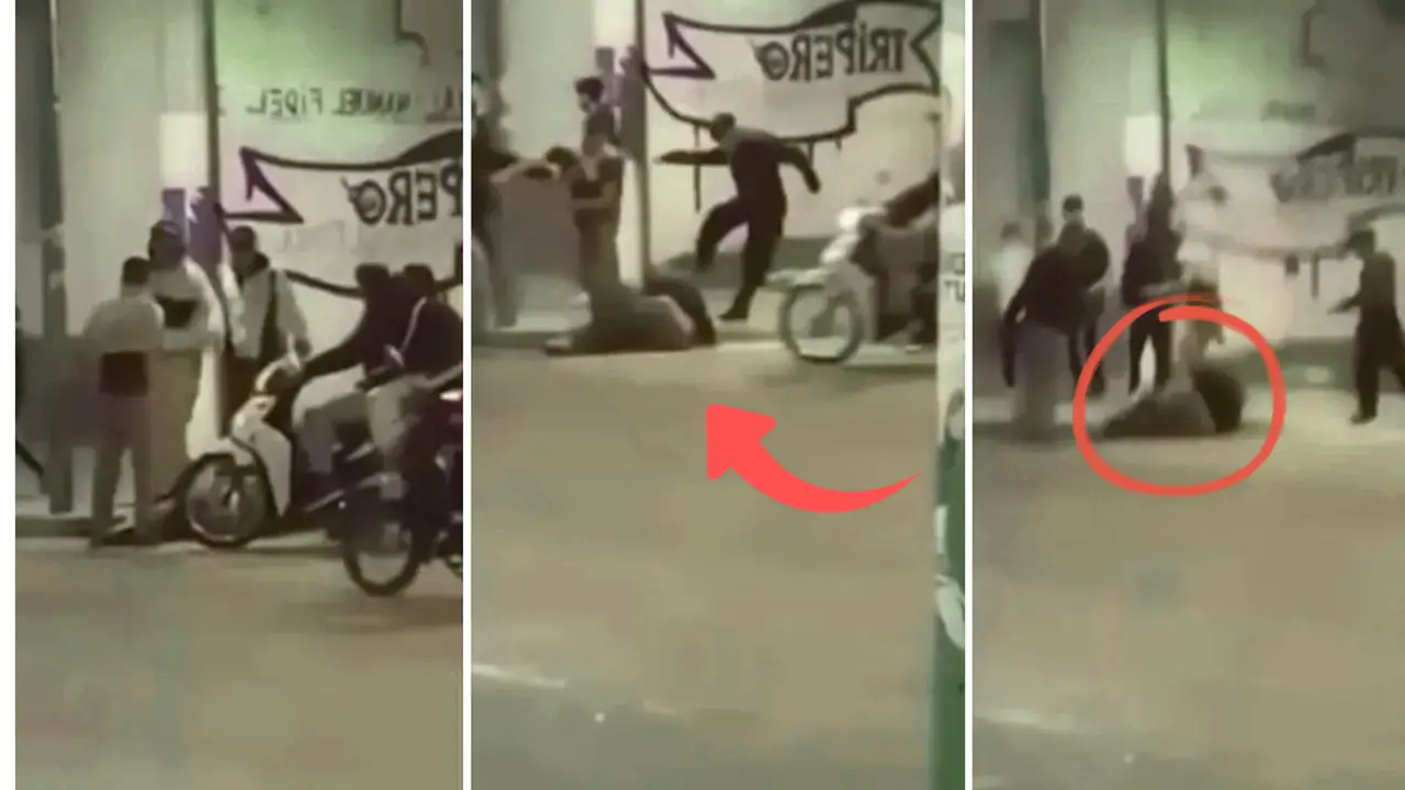 Pelea en picadas ilegales en Berisso deja hombre desmayado